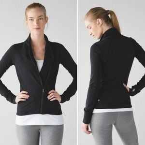 Lululemon Precision Moto Track Jacket Coat Black